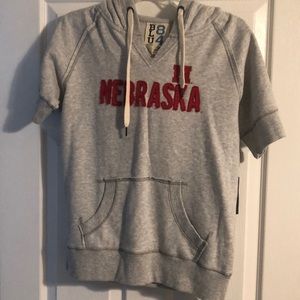 University of Nebraska heather gray hoodie
